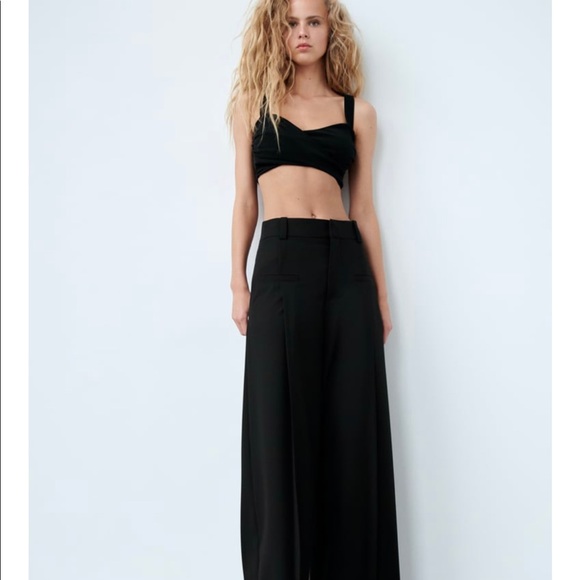 Zara black top size medium - Picture 2 of 8